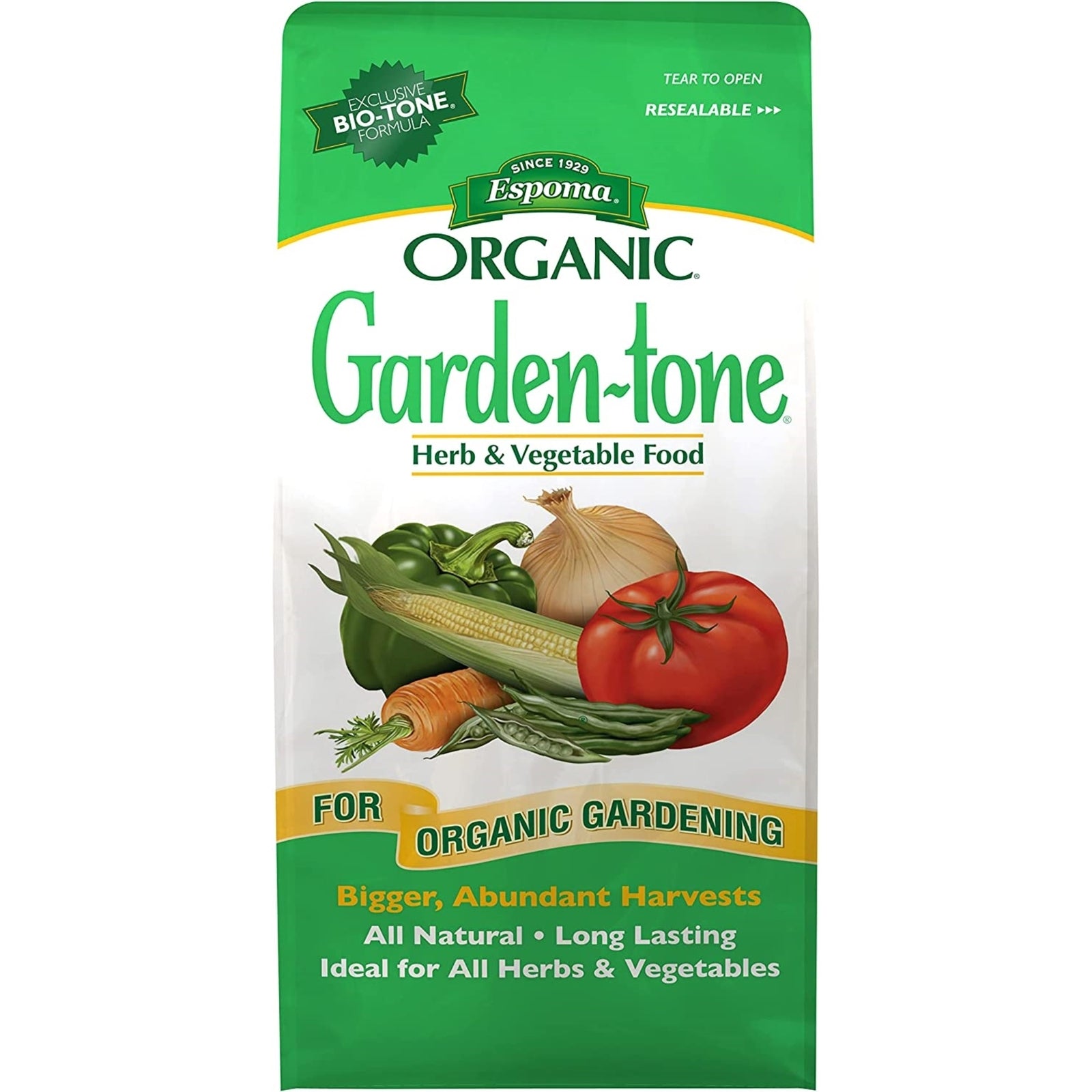 Espoma Organic Garden-Tone Herb and Vegetable Garden Food, 36Lb