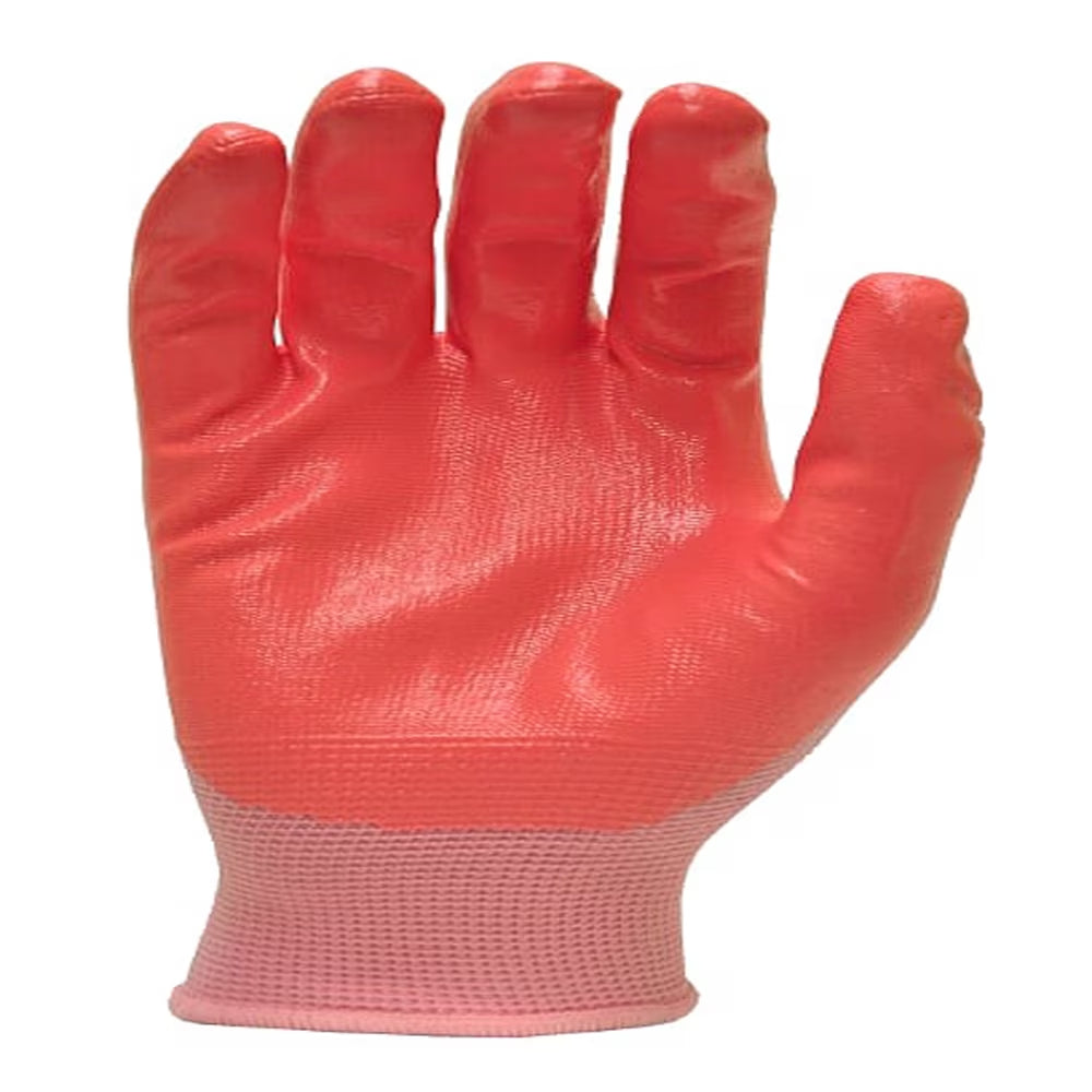 Women Micro-Foam Garden Gloves, Assorted Colors, 6 Pairs Large